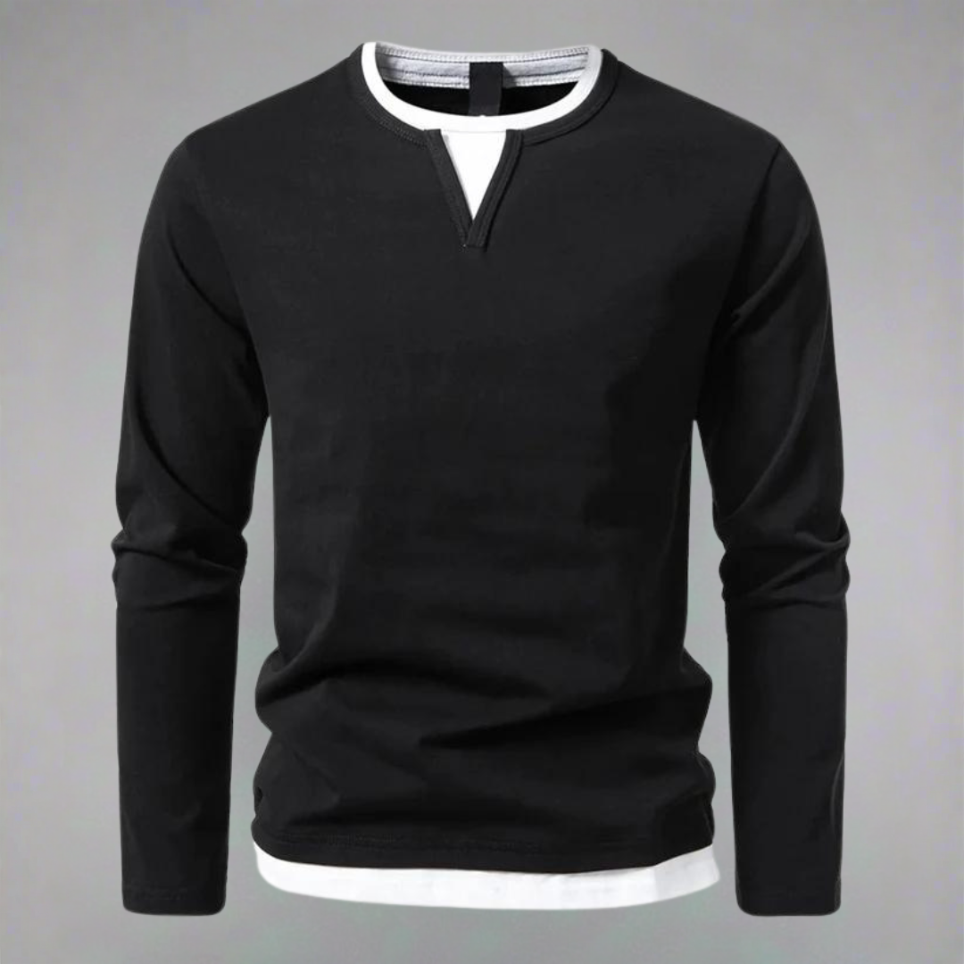 THE AXEL LONG SLEEVE V-NECK