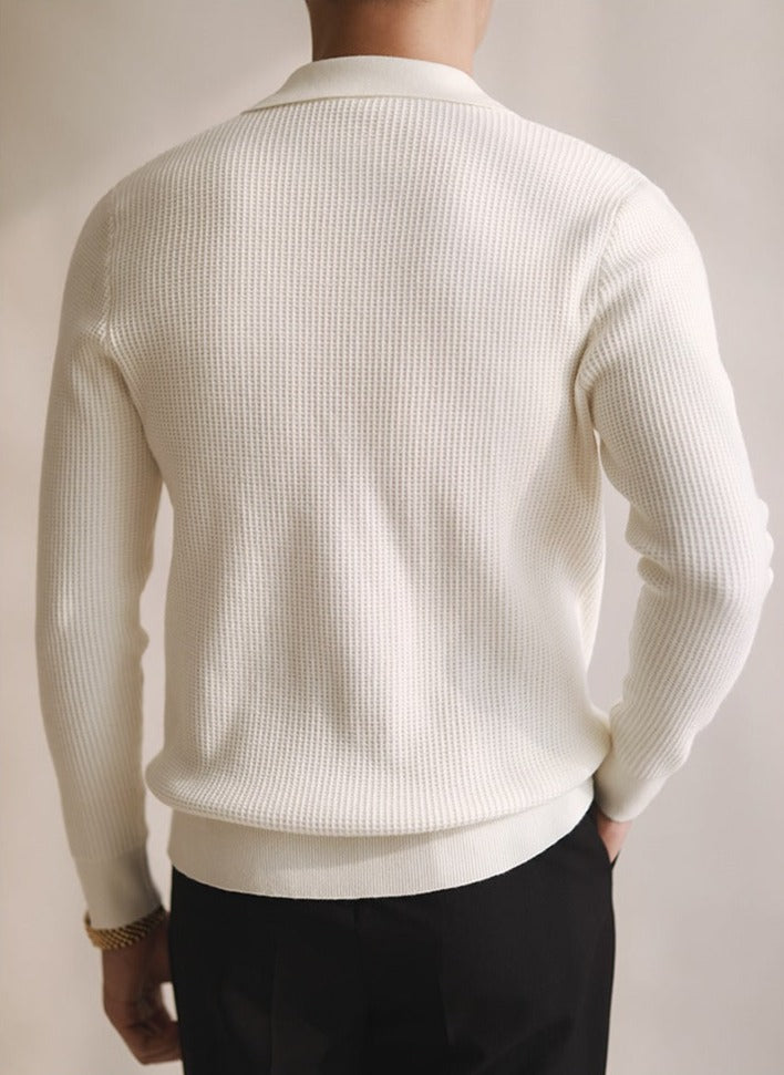 THE LUCA BASIC LONG SLEEVE POLO