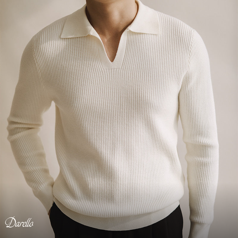 THE LUCA BASIC LONG SLEEVE POLO