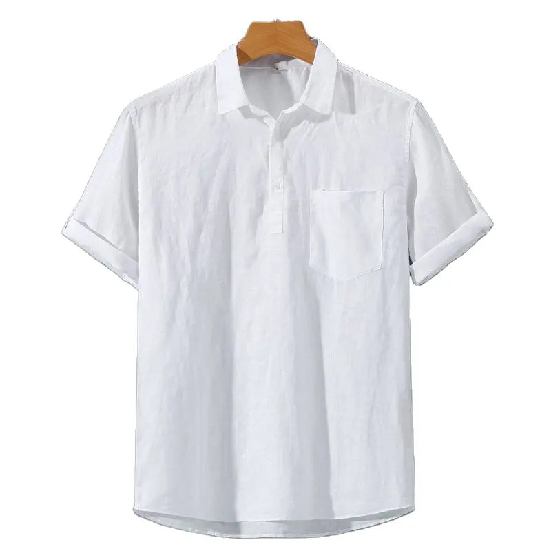 THE JAXON LINEN POLO SHIRT