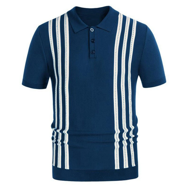 THE LORENZO STRIPED CASUAL POLO